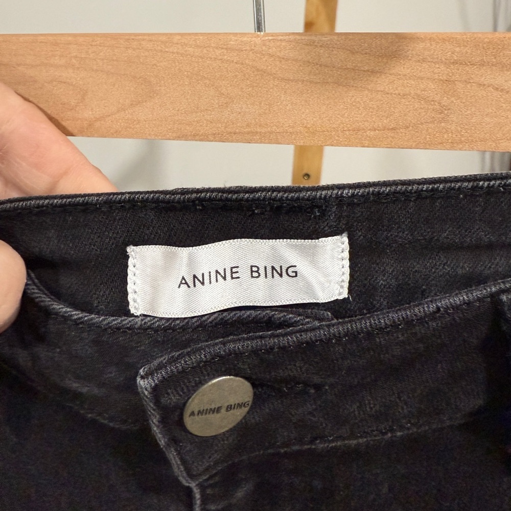 Anine Bing Black Skinny Jeans - Picture 3 of 5